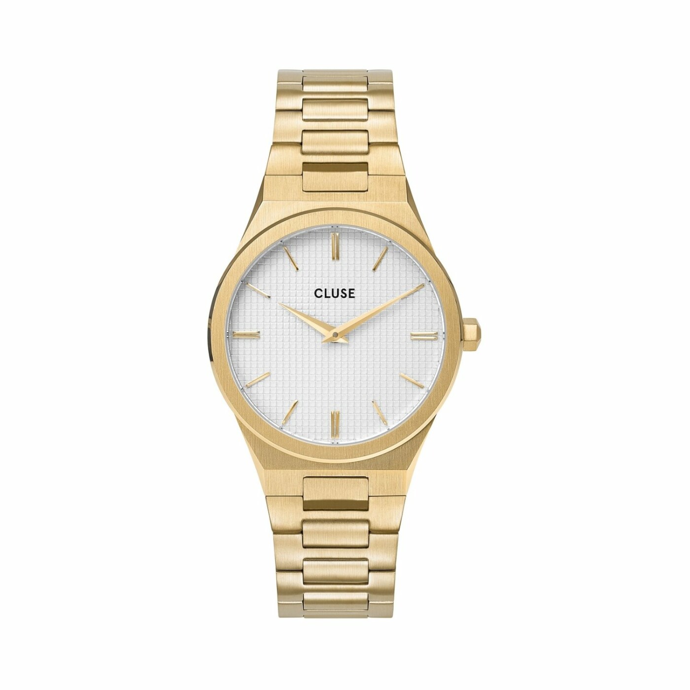 Montre Cluse Vigoureux H-Link Gold Snow White/Gold