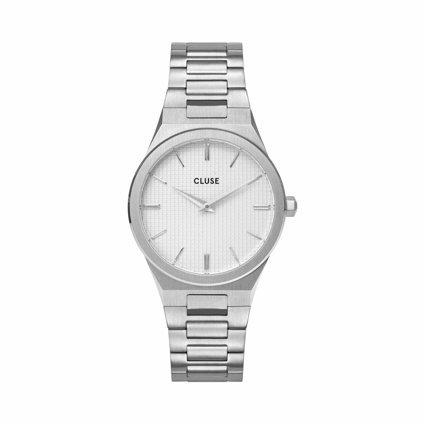 Montre Cluse Vigoureux H-Link Silver Snow White/Silver