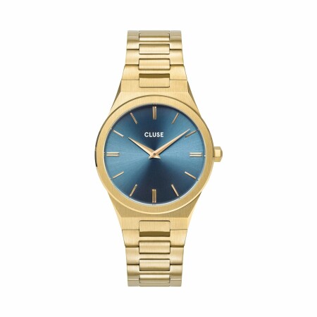 Montre Cluse Vigoureux, Gold, Smokey Blue/Gold