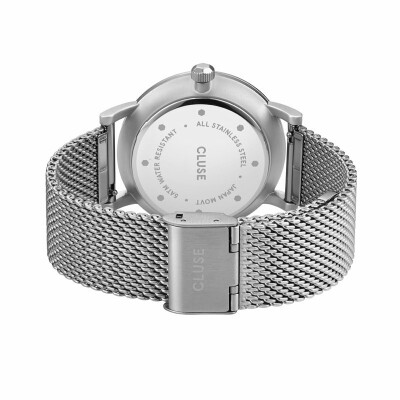 Montre Cluse Aravis Stainless steel Silver Dark Grey / Silver