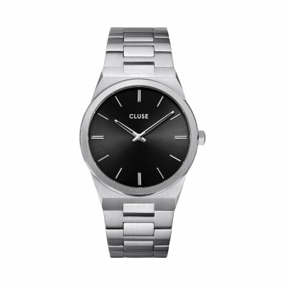 Montre Cluse Vigoureux 40 H-Link, Silver, Black/Silver