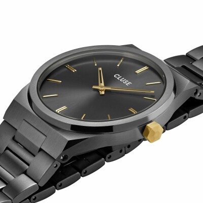 Montre Cluse Vigoureux 40 H-Link, Dark Grey/Gold