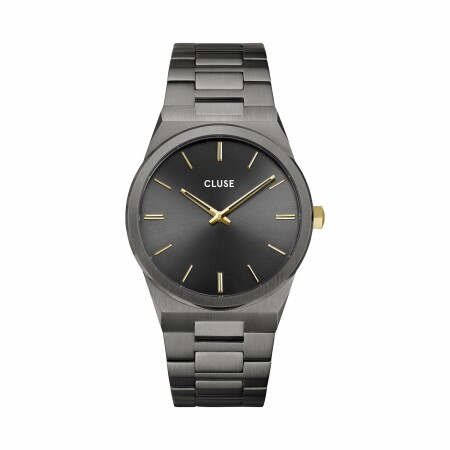 Montre Cluse Vigoureux 40 H-Link, Dark Grey/Gold