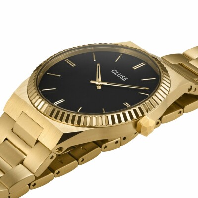 Montre Cluse Vigoureux 40 H-Link, Gold, Black/Gold