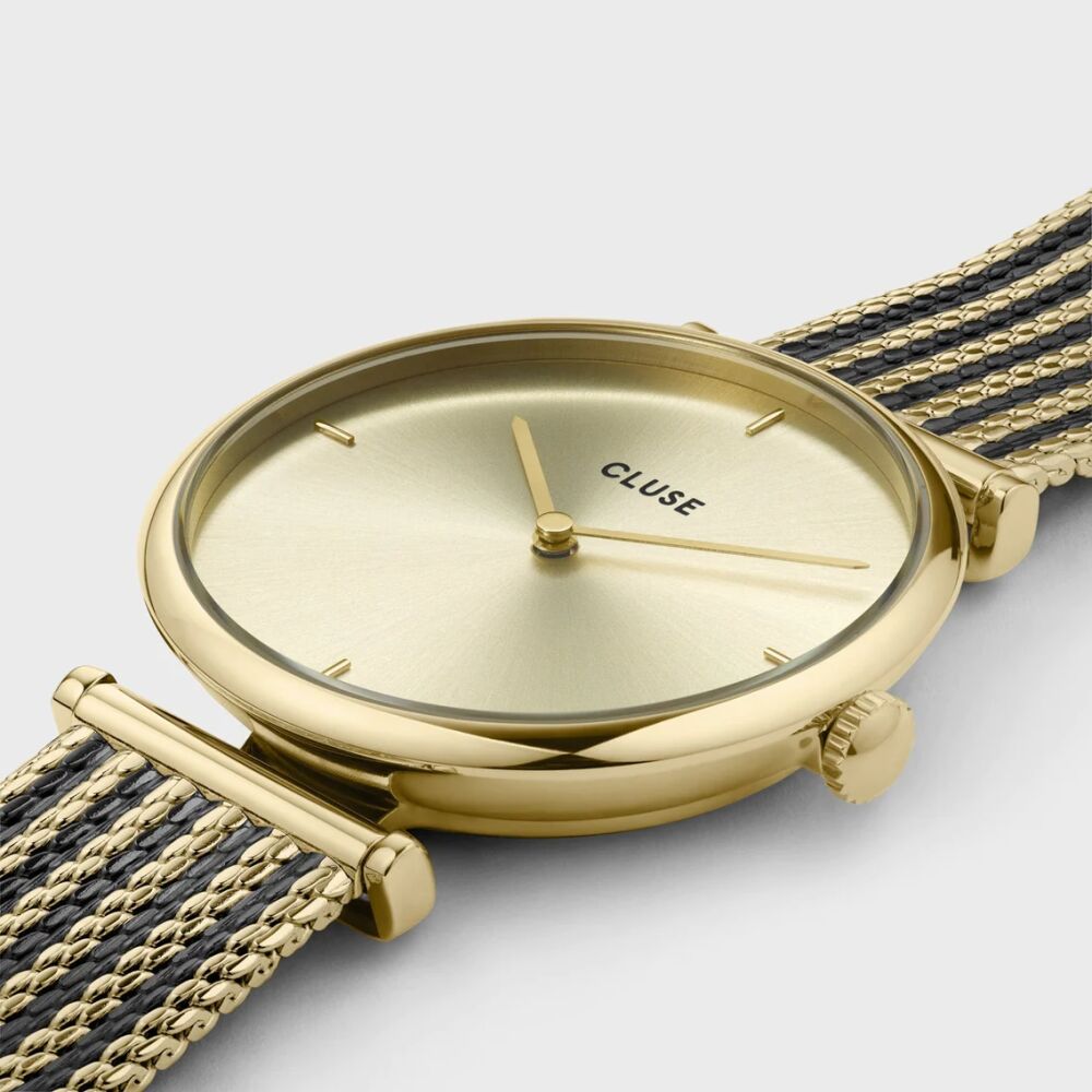 Montre Cluse Triomphe Mesh Full Gold