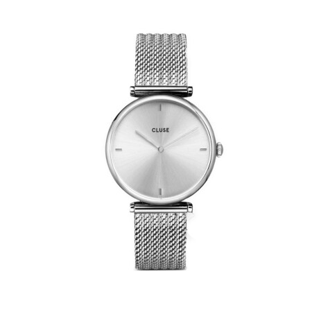 Montre Cluse Triomphe Mesh Full Silver