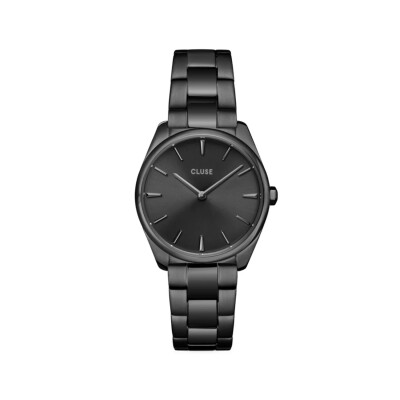 Montre Cluse Féroce Petite Petite Steel, Full Black