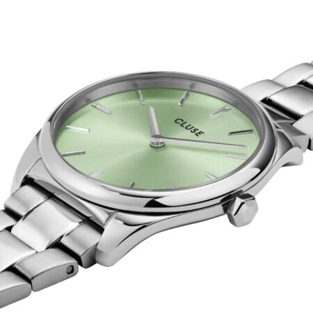 Montre Cluse Féroce Petite Green Silver