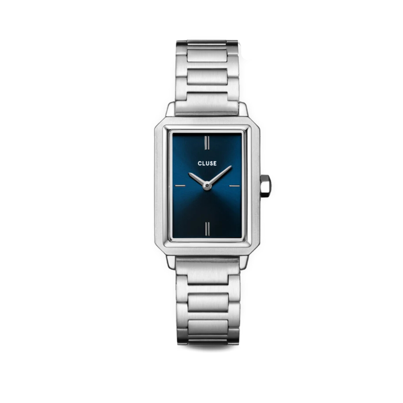 Montre Cluse Fluette Steel, Dark Blue, Silver