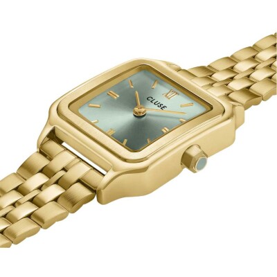 Montre Cluse Gracieuse Petite Watch Steel, Sage Green, Gold Colour