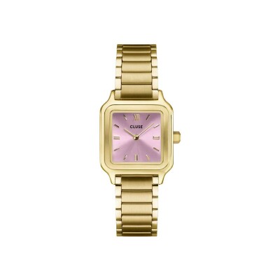 Montre Cluse Gracieuse Petite Watch Steel, Mauve Pink, Gold Colour
