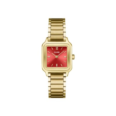 Montre Cluse Gracieuse Petite Watch Steel, Watermelon Red, Gold Colour