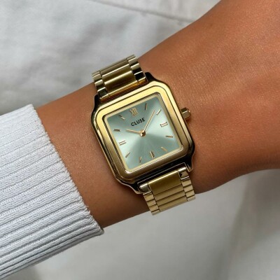 Montre Cluse Gracieuse Watch Steel, Sage Green, Gold Colour
