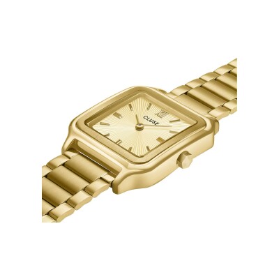 Montre Cluse Gracieuse Watch Steel, Sunray Textured, Gold Colour