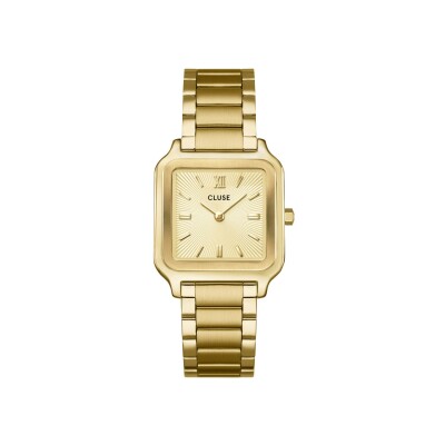 Montre Cluse Gracieuse Watch Steel, Sunray Textured, Gold Colour