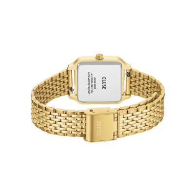 Montre Cluse Gracieuse Watch Steel, Lace Textured, Gold Colour