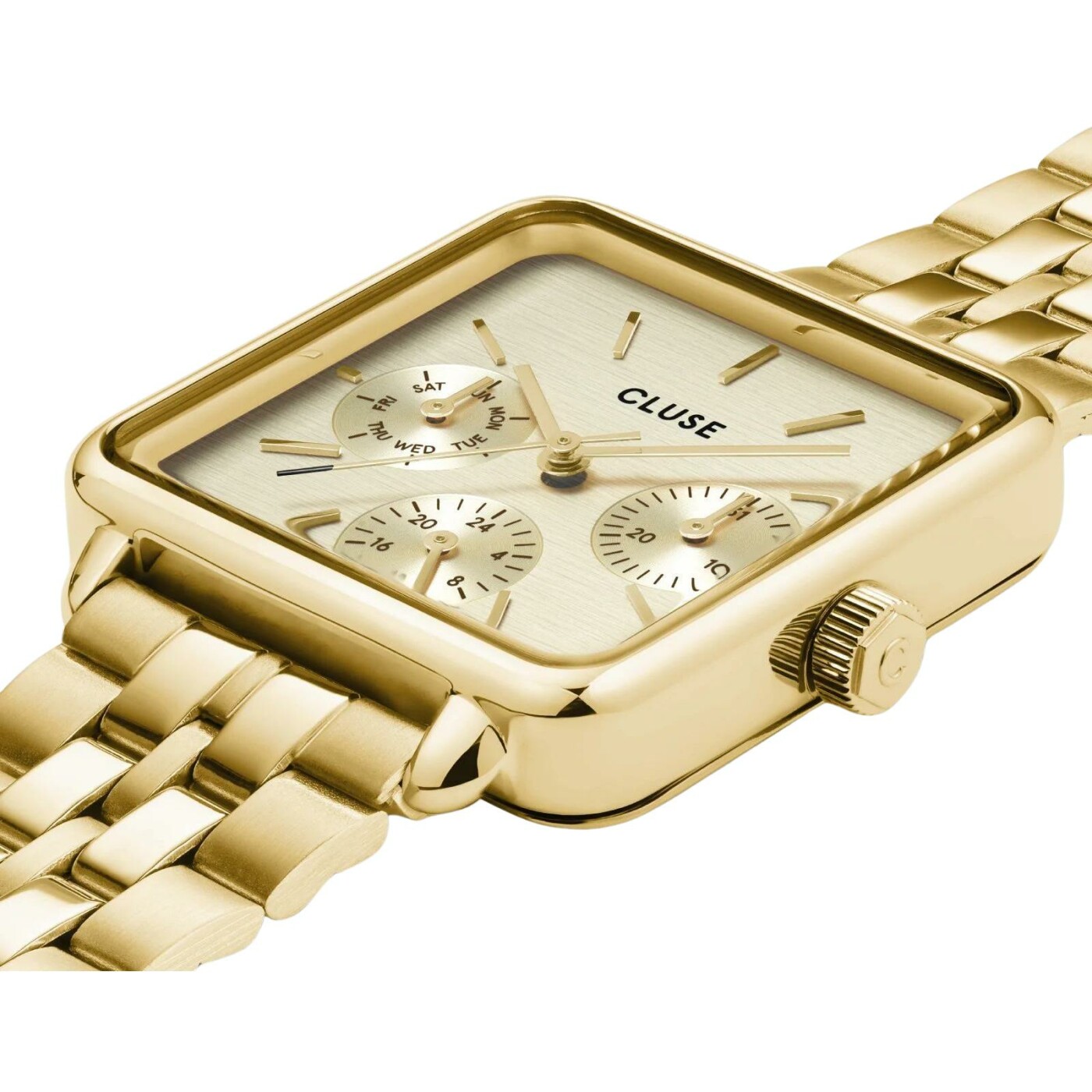 Montre Cluse La Tétragone Steel, Full Gold Colour