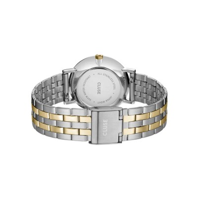 Montre Cluse Pavane Petite Watch Steel, Coconut Milk, Two-Tone