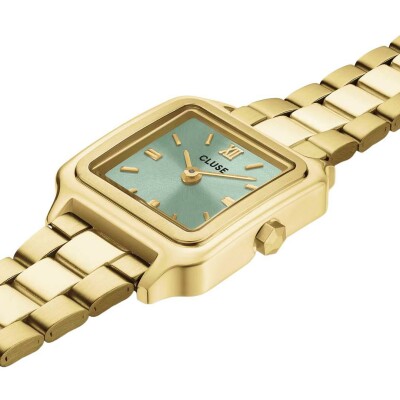 Montre Cluse Gracieuse Mini Watch Steel, Sage Green, Gold Colour