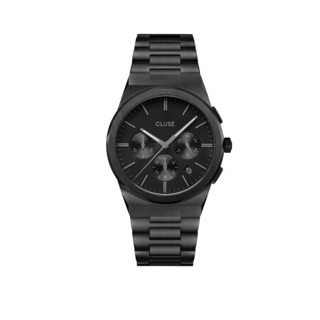 Montre Cluse Vigoureux Chrono Steel, Full Black