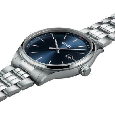 Montre Cluse Anthéor Watch Steel Blue, Silver Colour