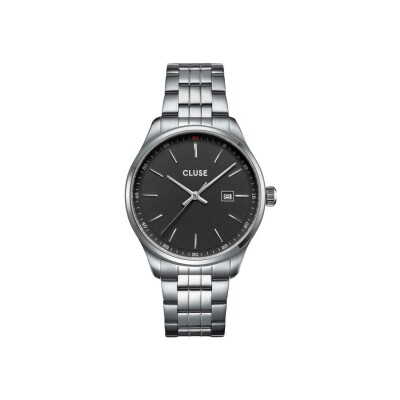 Montre Cluse Anthéor Watch Steel Black, Silver Colour