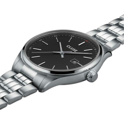 Montre Cluse Anthéor Watch Steel Black, Silver Colour