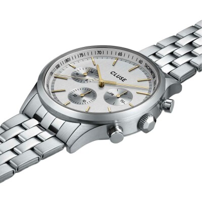 Montre Cluse Anthéor Multifunction Watch Steel, Silver Colour, Two-Tone