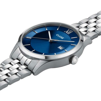 Montre Cluse Aravis 3-Hand Watch Steel, Blue, Silver Colour