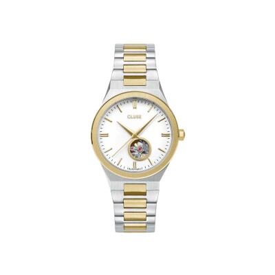 Montre Cluse Vigoureux 33 Watch Steel, White, Two-Tone