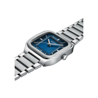 Montre Cluse Quadrus Steel, Blue, Silver Colour