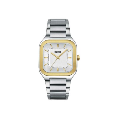 Montre Cluse Quadrus Watch Steel, Silver, Two-Tone
