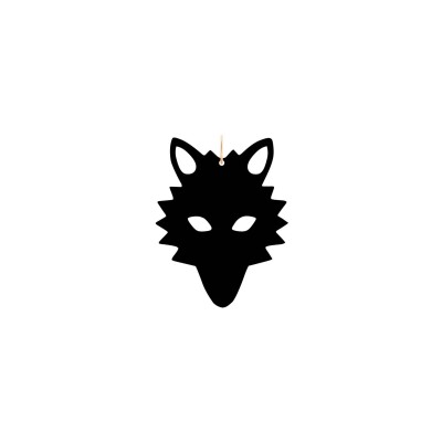 Pendentif Ginette NY WOLF en or rose et onyx