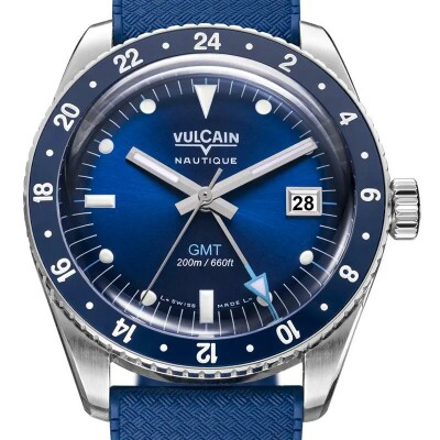Montre Vulcain Skindiver Nautique Blue 680174B37.BAR254