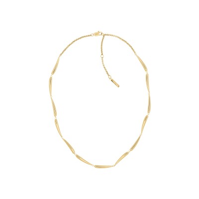 Collier Calvin Klein Elongated Drops en acier doré