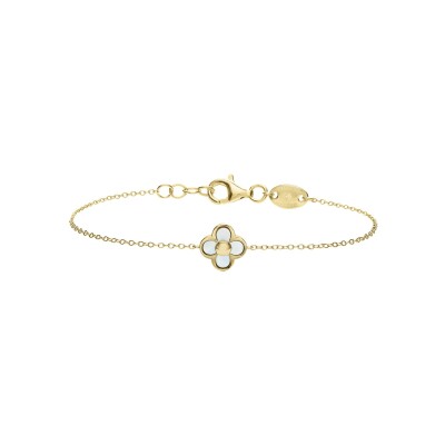 Bracelet Charles Garnier Légende en argent doré et nacre