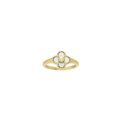 Bague Charles Garnier Légende en argent doré et nacre