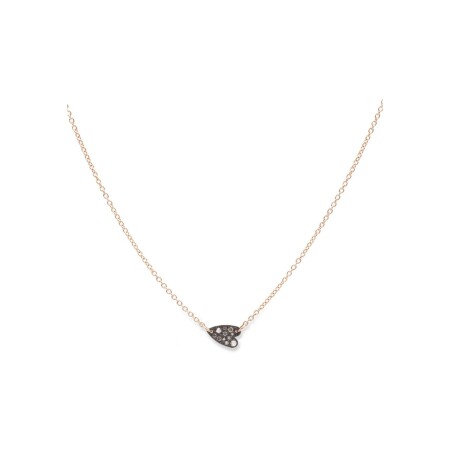 Collier Raynal en or rose et diamant