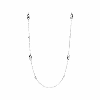 Collier Gibraltar en or blanc et diamants