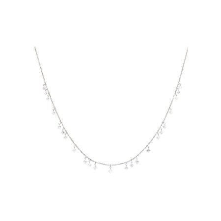 Collier Raynal Goutte de Rosée en or blanc et diamants