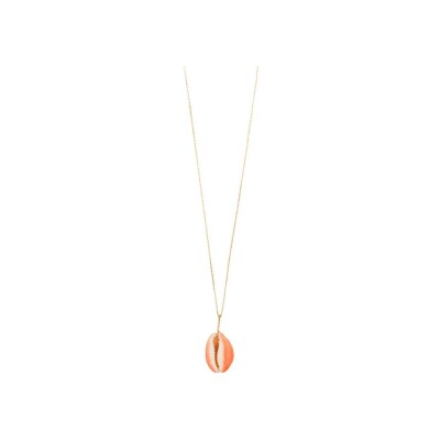 Collier Aurélie Bidermann Merco en or jaune et laque - Grenadine