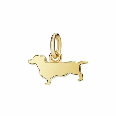 Pendentif DoDo Teckel petit modèle en Or jaune