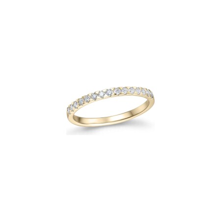 Alliance en or jaune et diamants 0.25ct