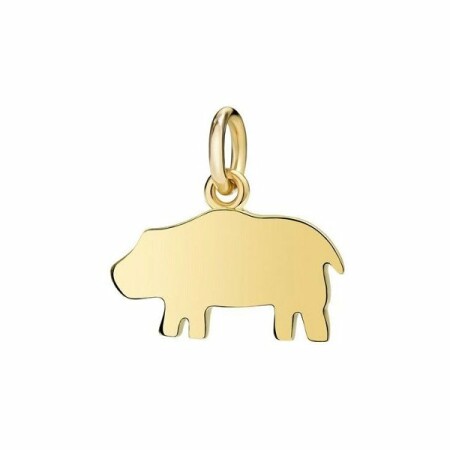 Pendentif DoDo Hippopotame en Or jaune