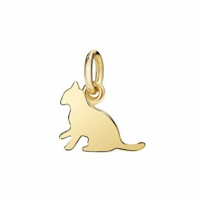 Pendentif DoDo Chat petit modèle en or jaune