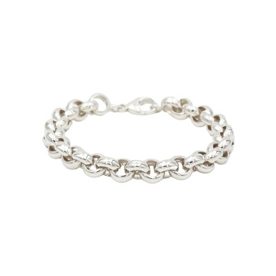 Bracelet Jaseron 9mm en argent