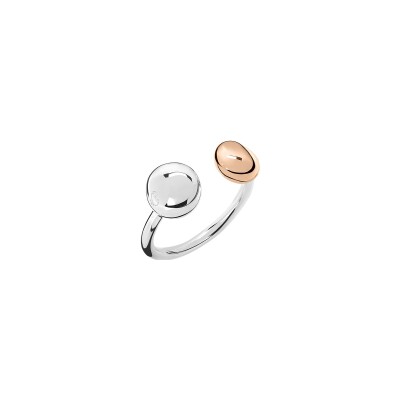 Bague Dodo Pepita en argent et or rose