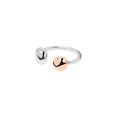 Bague Dodo Pepita en argent et or rose