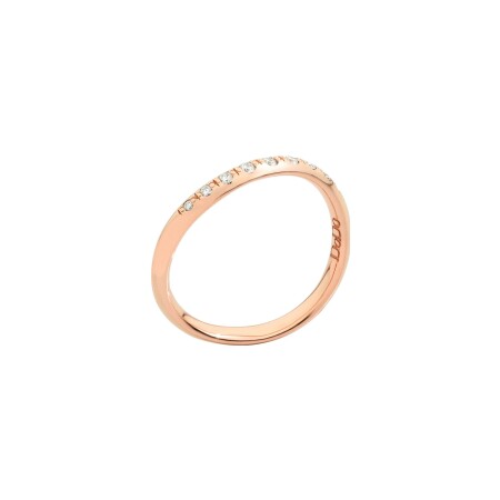 Bague DoDo Essentials en or rose et diamants