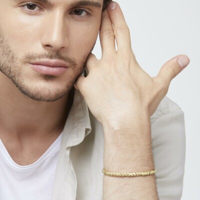 Bracelet Dodo Granelli en or jaune